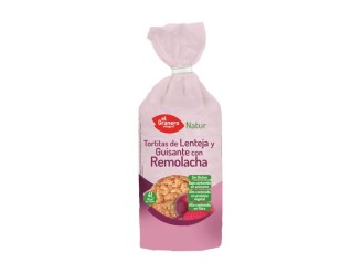 Pack Tortitas de Lenteja y Guisante con Remolacha