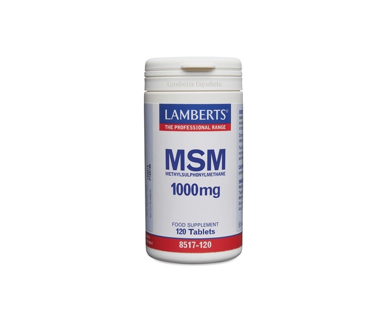 MSM 120 tabletas de 1000mg Lamberts