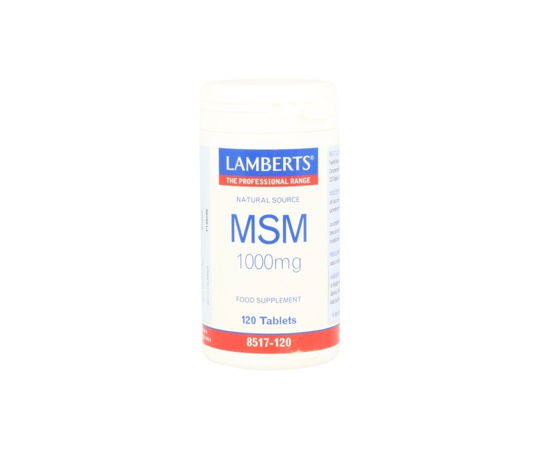 MSM 120 tabletas de 1000mg Lamberts