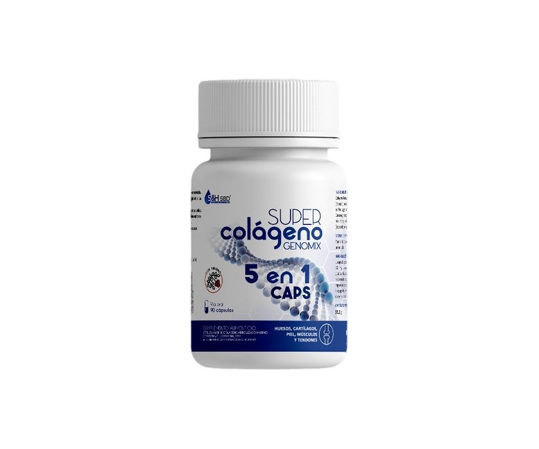 Super colágeno 5 en 1 cápsulas 90 cápsulas de 615mg Science & Health Sbd