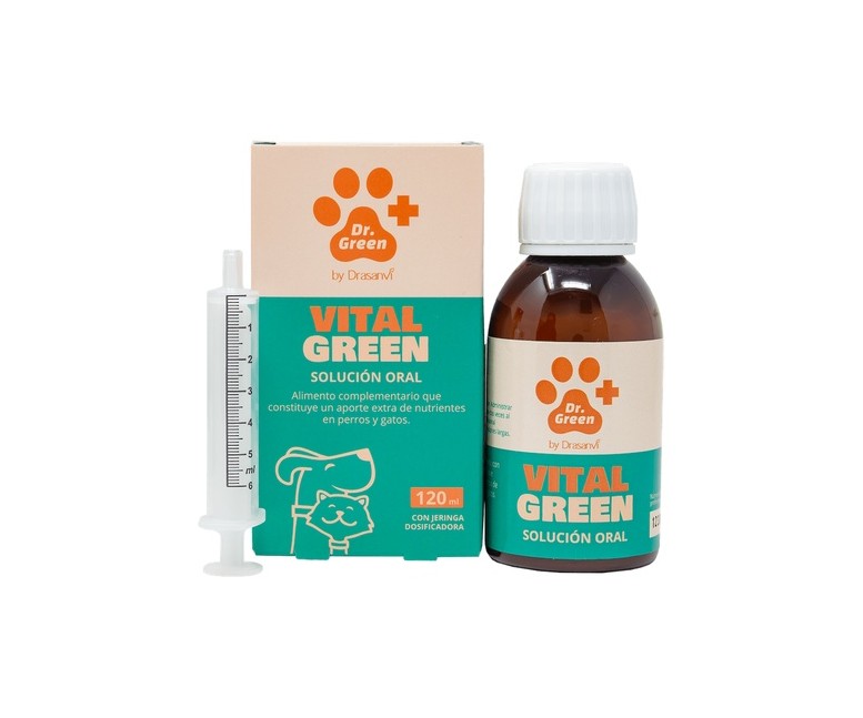 Vitalgreen extra nutrientes perros y gatos 120 ml DR GREEN