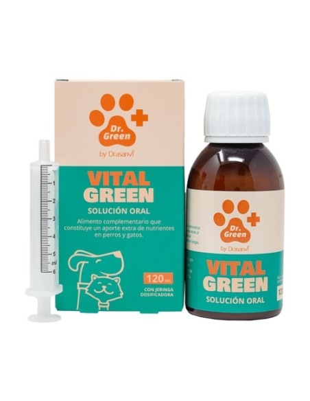 Vitalgreen extra nutrientes perros y gatos 120 ml DR GREEN