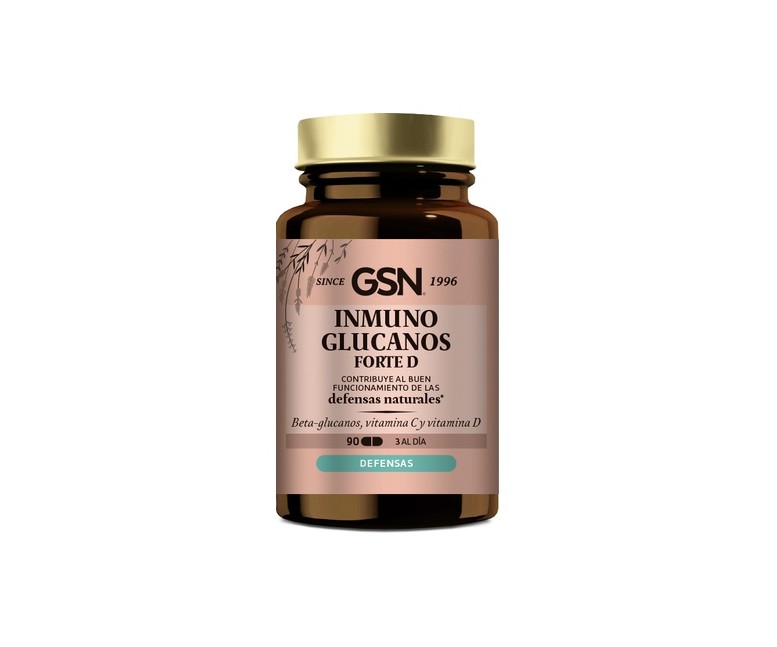 Inmunoglucanos Forte D 90 comprimidos de 630mg Gsn