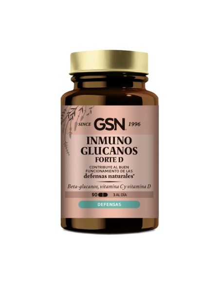 Inmunoglucanos Forte D 90 comprimidos de 630mg Gsn