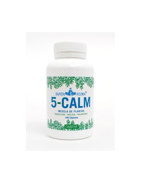 Calm 5 Santa Flora 100 cápsulas de 450mg Dimefar