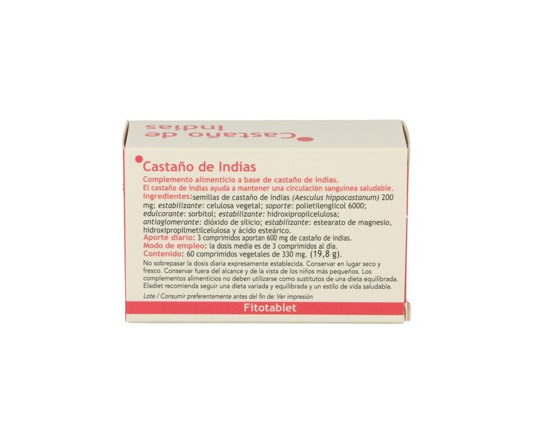 Castaño de Indias 60 comprimidos Eladiet