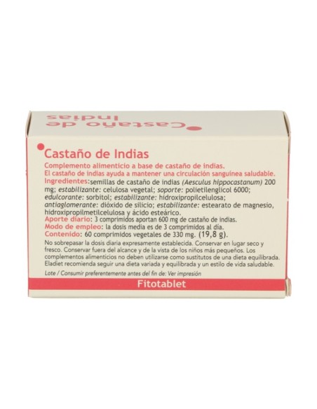 Castaño de Indias 60 comprimidos Eladiet