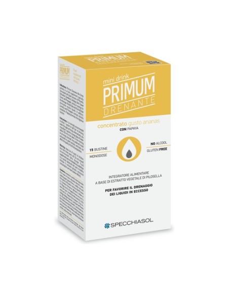 Primum drenante piña y papaya 15 unidades Specchiasol