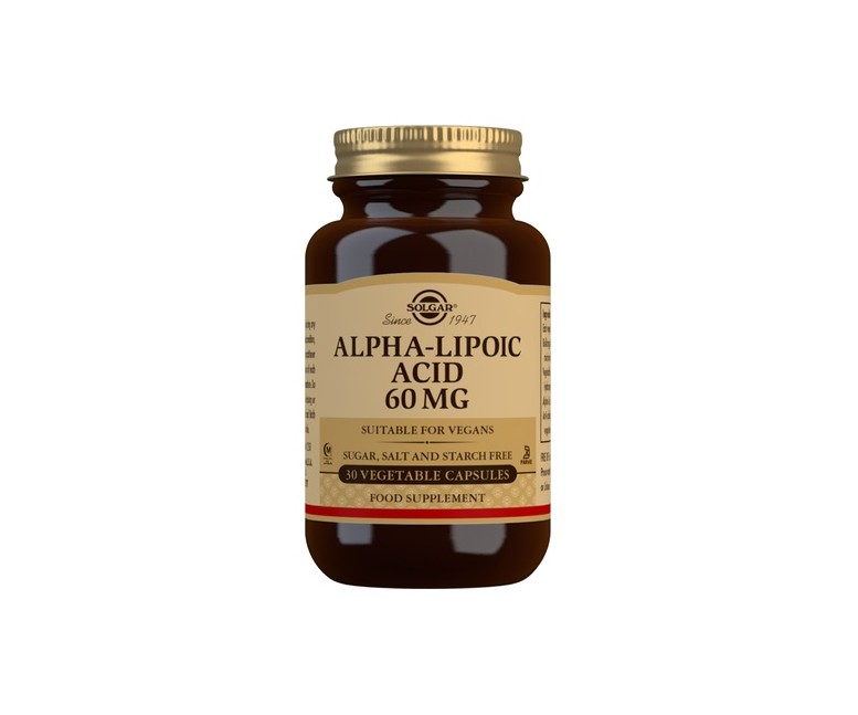 Ácido Alfa Lipoico 30 cápsulas vegetales (60mg) Solgar
