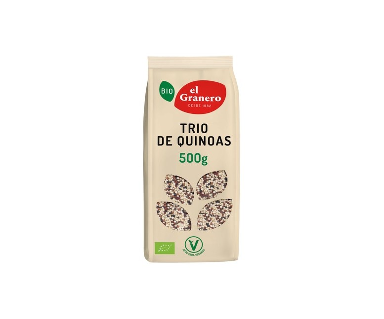 Trio De Quinoas Bio 500 g El Granero Integral