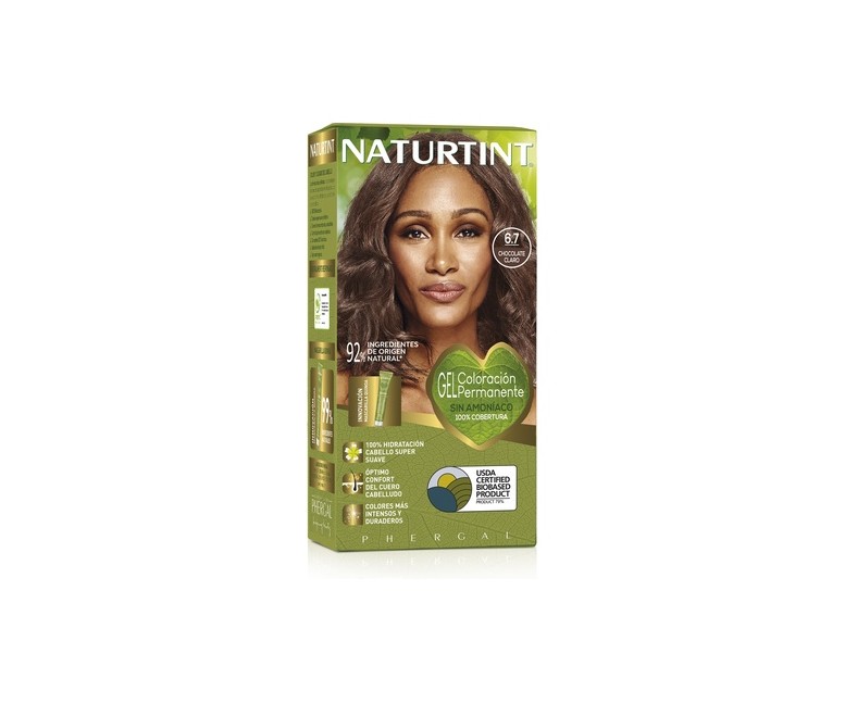 Naturtint Coloración Con Quinoa 6.7 - Chocolate Claro 1 unidad Naturtint