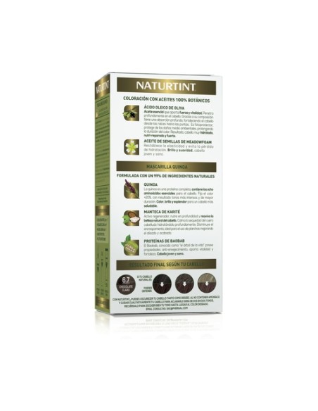 Naturtint Coloración Con Quinoa 6.7 - Chocolate Claro 1 unidad Naturtint