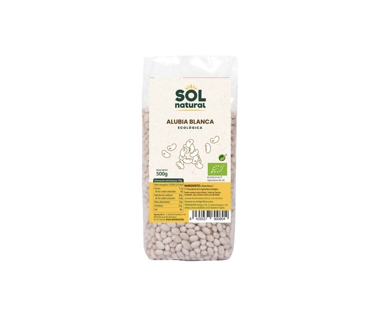Alubia blanca Bio 500 g Sol Natural