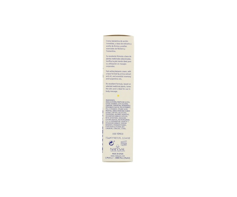 Crema Árnica 75 ml Natysal