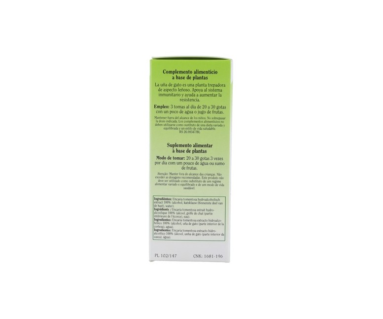Uncaria Tomentosa (Uña de Gato) 50 ml Biover