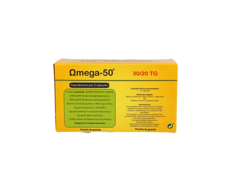 Omega 50 30/20 TG 120 cápsulas Zeus