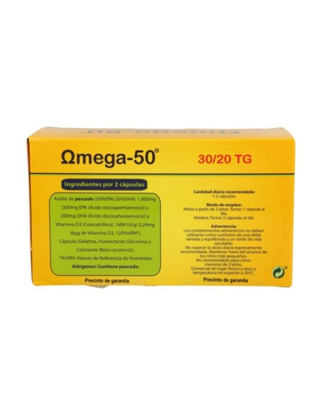 Omega 50 30/20 TG 120 cápsulas Zeus