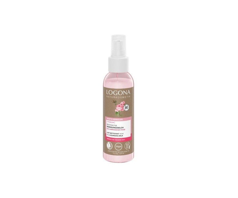 Leche Desmaquillante Rosa Damascena 125 ml Logona