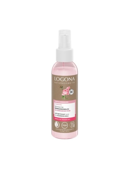 Leche Desmaquillante Rosa Damascena 125 ml Logona