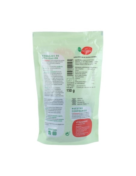 Semillas de Chía Bio 150 g El Granero Integral
