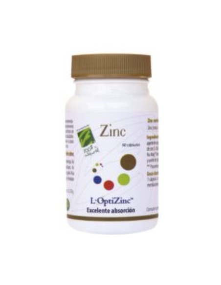 Zinc 90 cápsulas 100% Natural