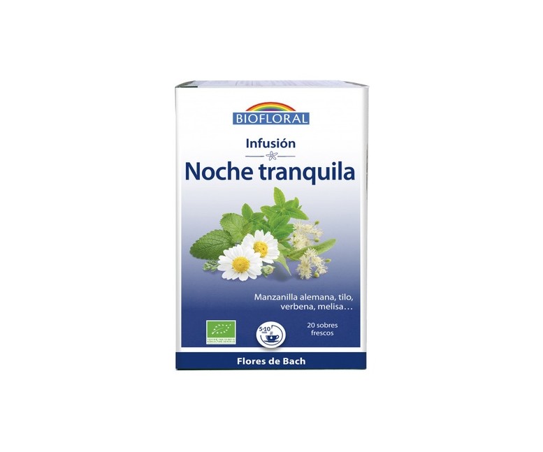 Infusión noche tranquila Bio 20 bolsitas infusoras Biofloral