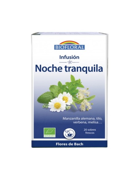 Infusión noche tranquila Bio 20 bolsitas infusoras Biofloral