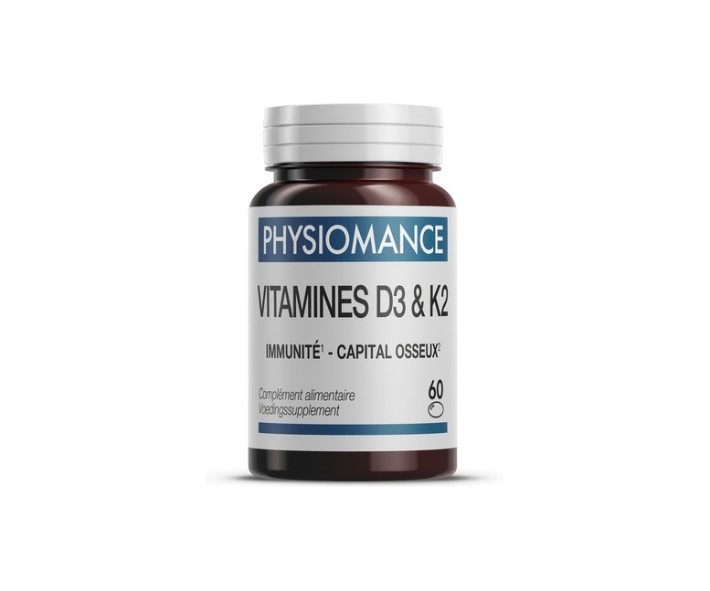 Physiomance Vitamina D3+K2 60 cápsulas Therascience