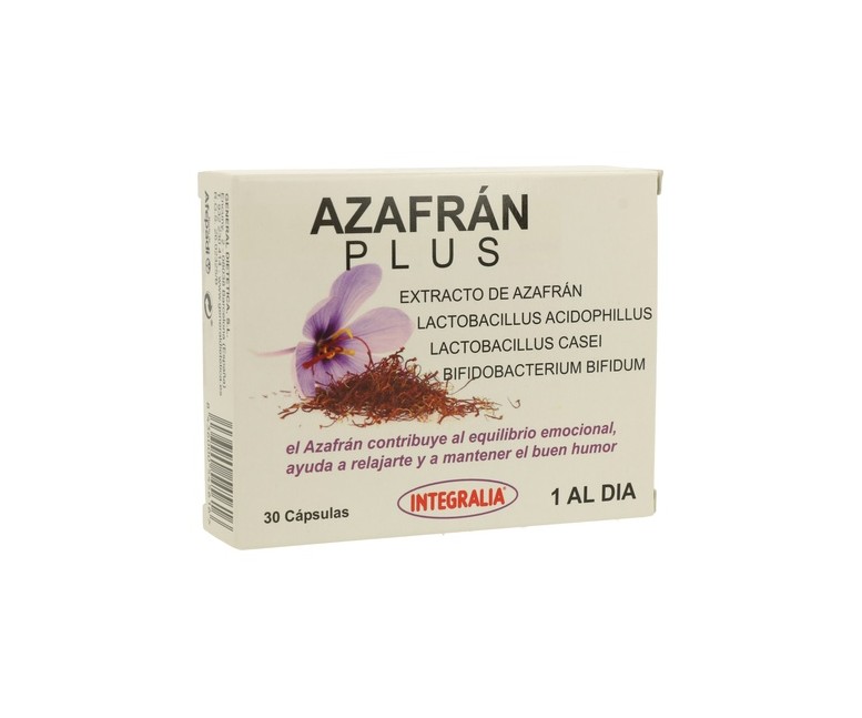 Azafrán Plus 30 cápsulas Integralia