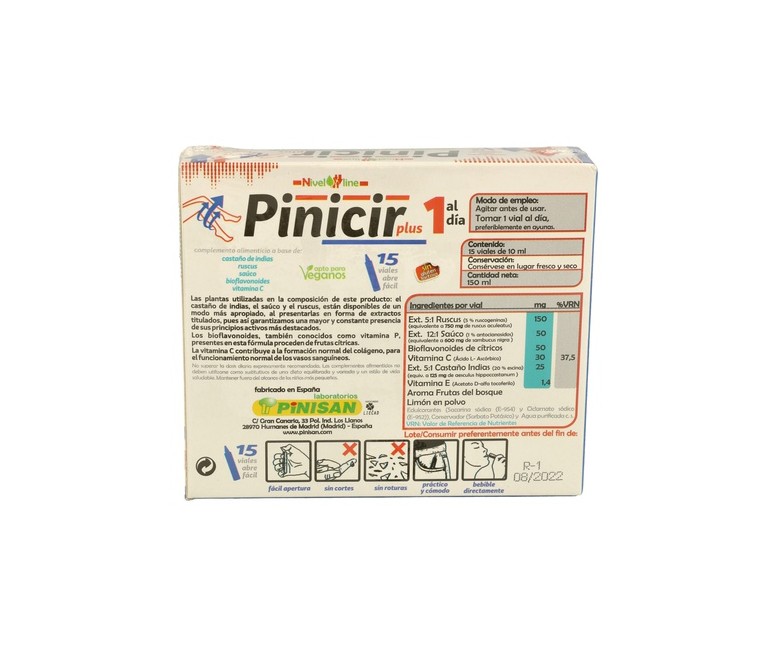 Pinicir Plus 15 viales Pinisan