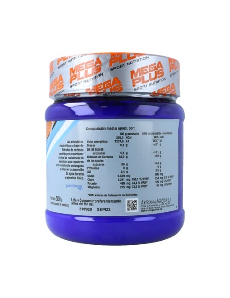 Drink Tonic Isotónica Naranja 500 g (Naranja) Mega Plus