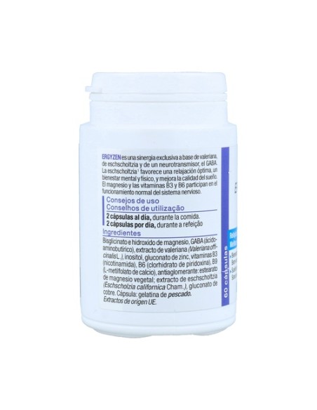 Ergyzen relajación y sueño 60 cápsulas Nutergia