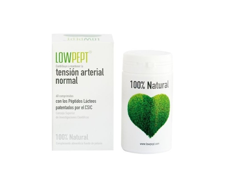 Lowpept tensión arterial 60 comprimidos de 95g lowpept