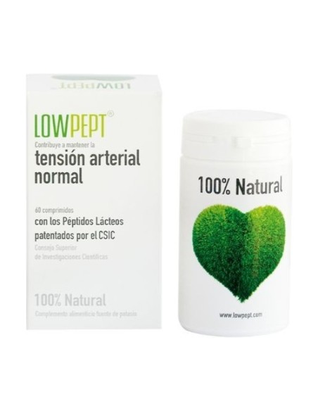 Lowpept tensión arterial 60 comprimidos de 95g lowpept