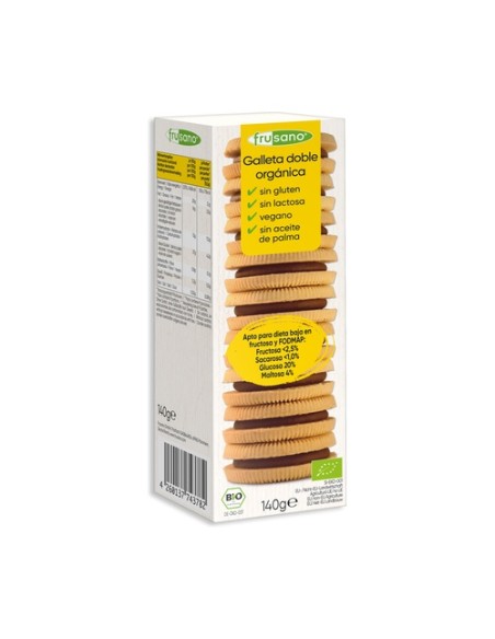 Galleta doble orgánica 140 g Frusano