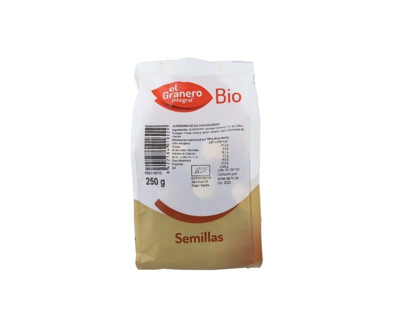 Almendras Bio 250 g El Granero Integral