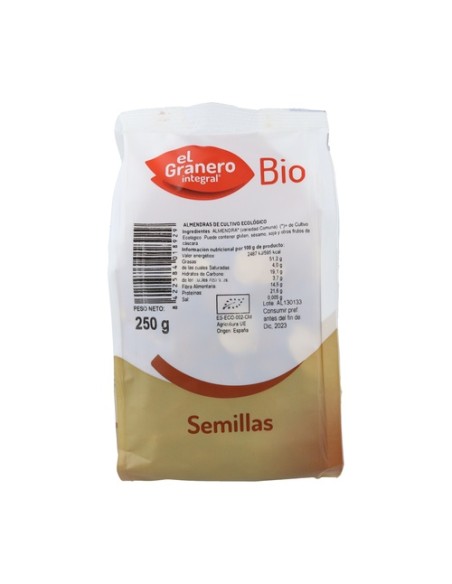 Almendras Bio 250 g El Granero Integral