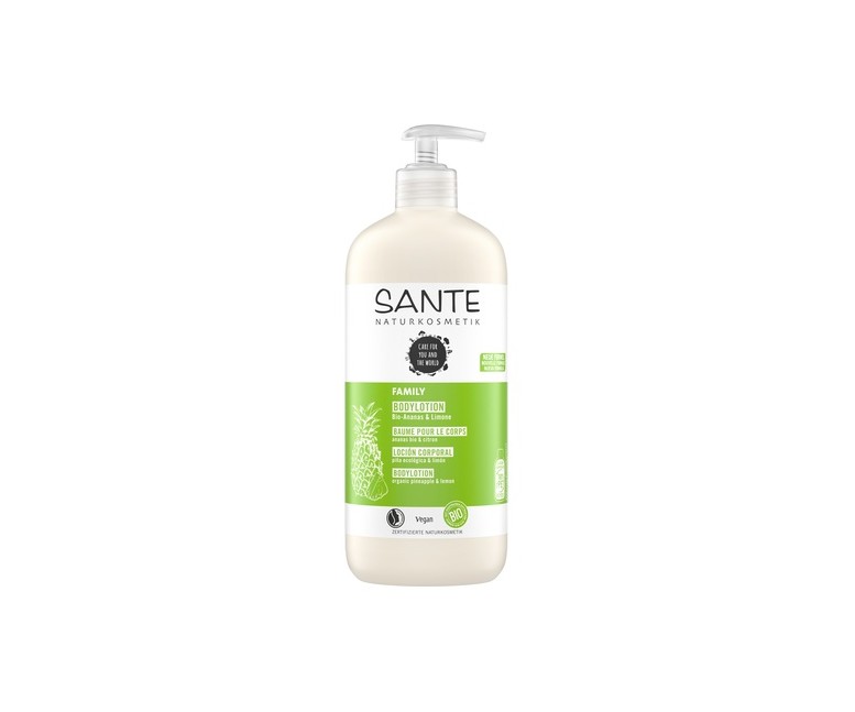 Loción corporal family piña y limón Bio 500 ml Sante