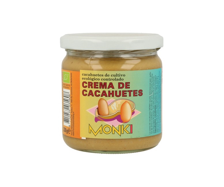Crema De Cacahuetes 330 g de crema Monki