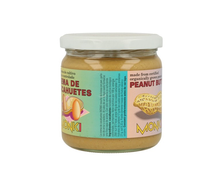 Crema De Cacahuetes 330 g de crema Monki