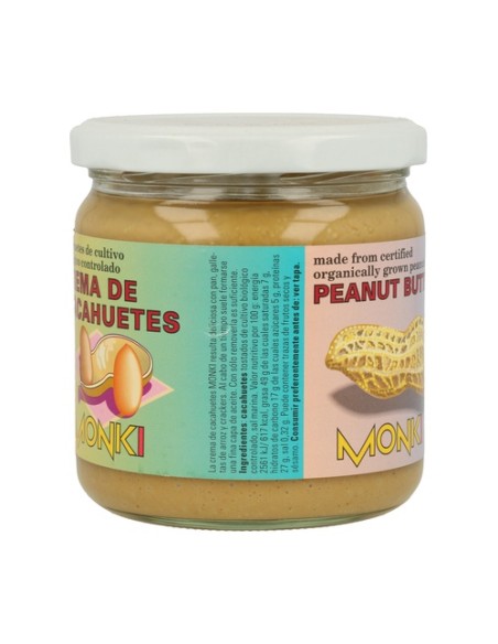 Crema De Cacahuetes 330 g de crema Monki
