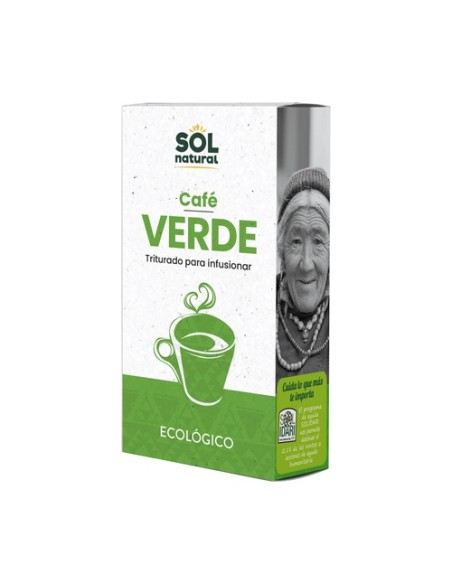 Café verde triturado para infusionar Bio 350 g (Café) Sol Natural