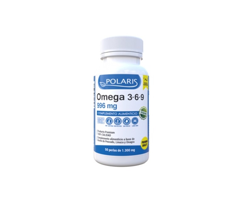Omega 3-6-9 996 mg 50 perlas de 996mg Polaris