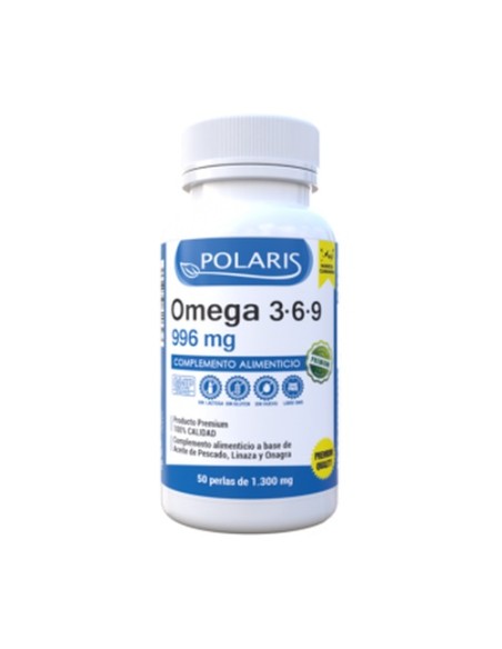 Omega 3-6-9 996 mg 50 perlas de 996mg Polaris