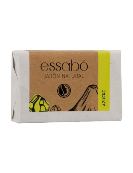 Jabón natural azufre 1 unidad de 100g Essabo