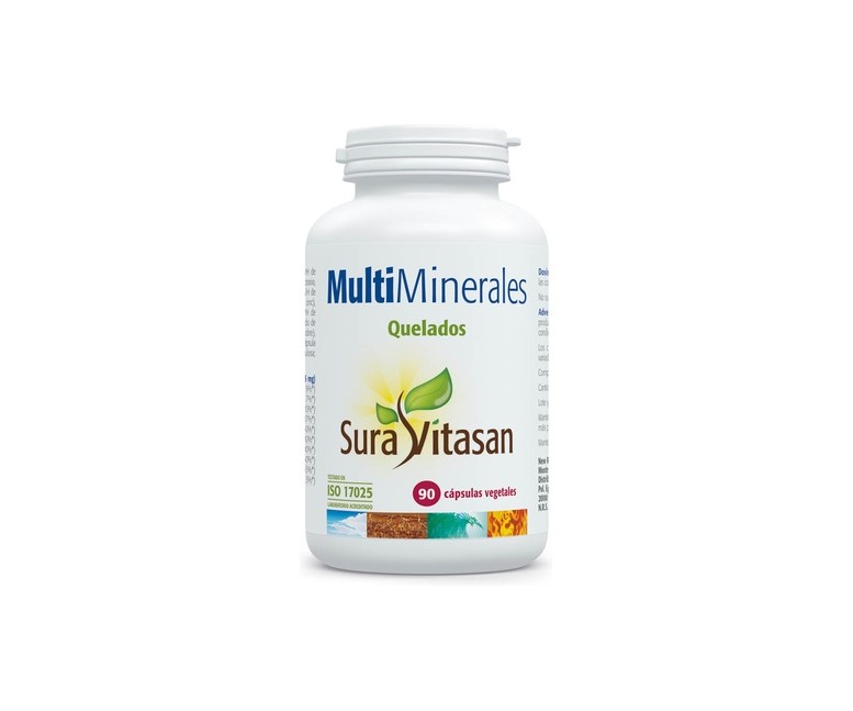 Multi Minerales Quelados 90 cápsulas Sura Vitasan