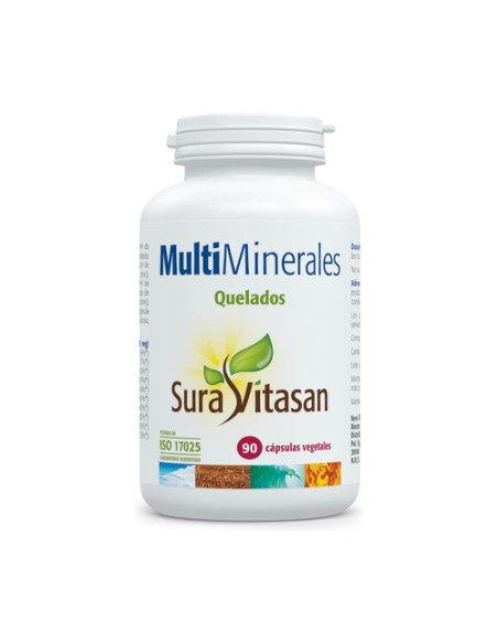 Multi Minerales Quelados 90 cápsulas Sura Vitasan