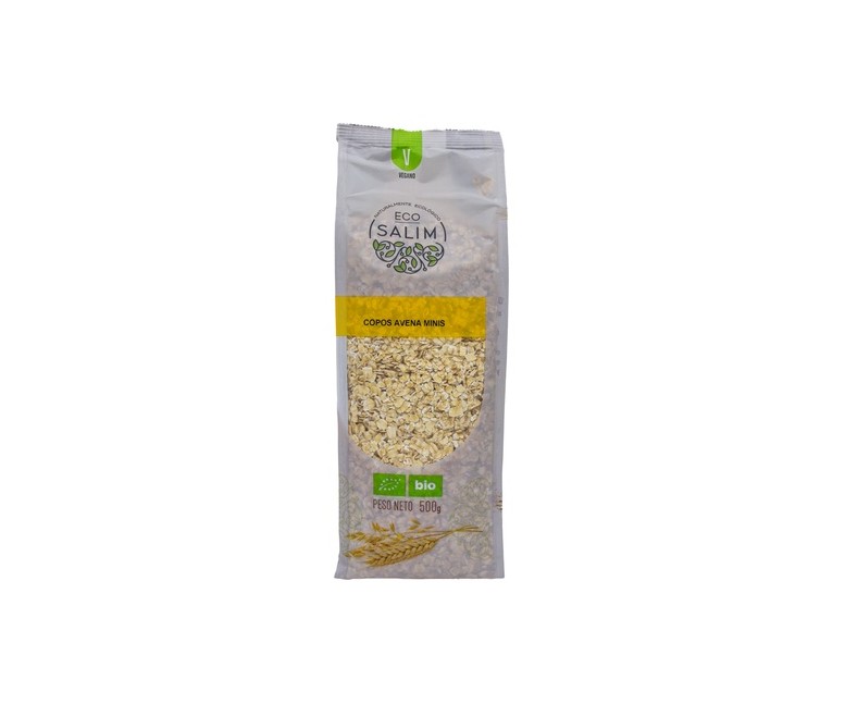 Copos de Avena Integrales de Avena Minis Precocidos Eco 500 g Eco Salim