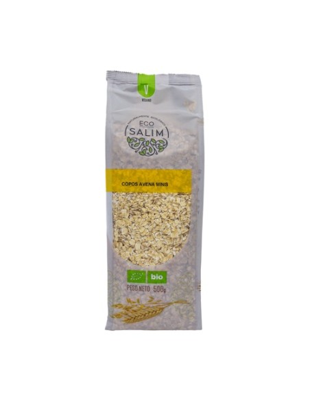 Copos de Avena Integrales de Avena Minis Precocidos Eco 500 g Eco Salim