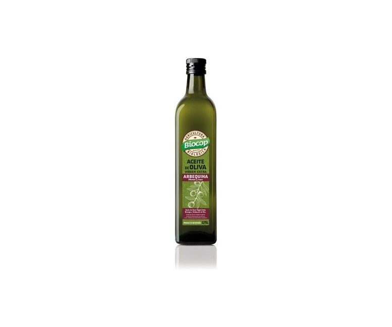 Aceite de oliva virgen extra arbequina 0,75 L de aceite Biocop